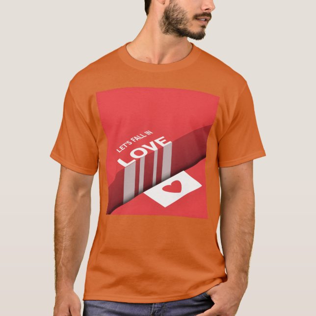 Liebe entwirft Freunde T-Shirt (Vorderseite)