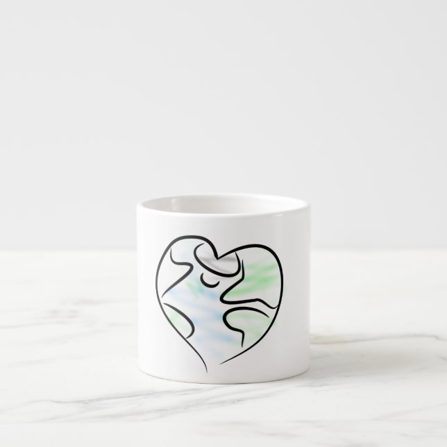 Liebe-Erdespresso-Tasse Espressotasse (Vorderseite)