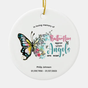 Liebe Erinnerung an einen geliebten Butterfly. bea Keramik Ornament