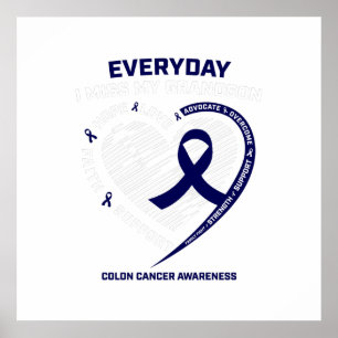 Liebe Erinnerung Enkel Frauen Männer Kinder Kolon  Poster