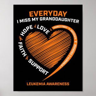Liebe Erinnerung Großtochter Leukämie Bewusstsein Poster