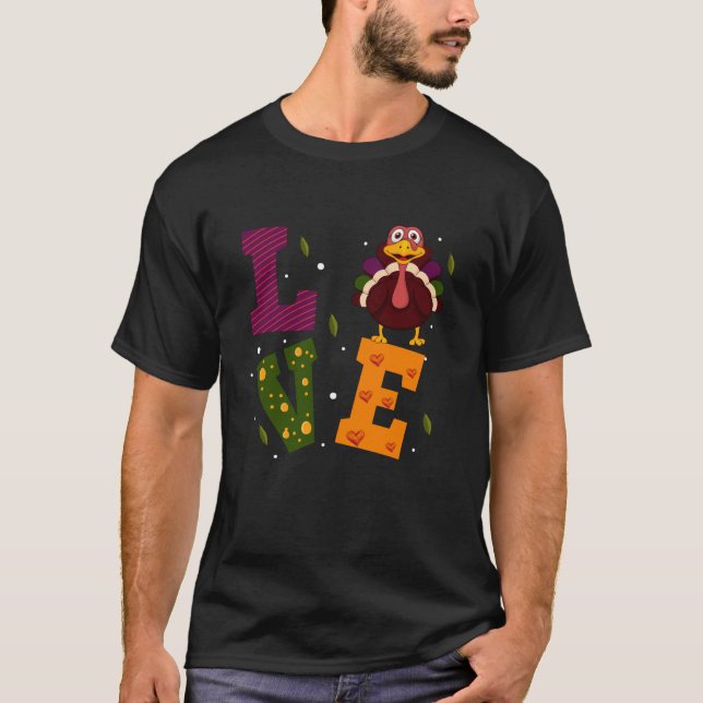 LIEBE ERNTEDANK T SHIRT (Vorderseite)