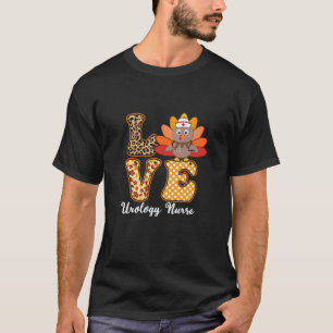 Liebe Erntedank Urologie Nurse Türkei Stethoscope T-Shirt