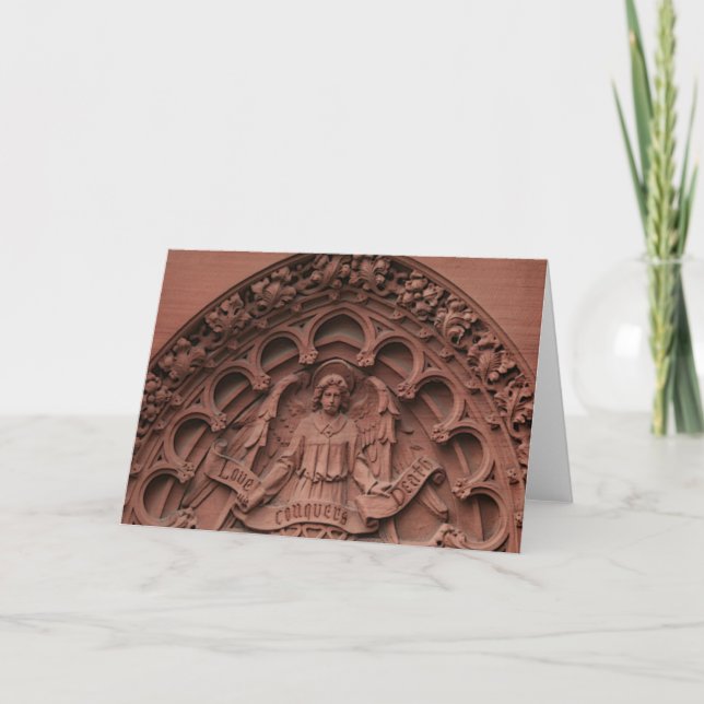 Liebe erobert den Tod Karte (Vorderseite)
