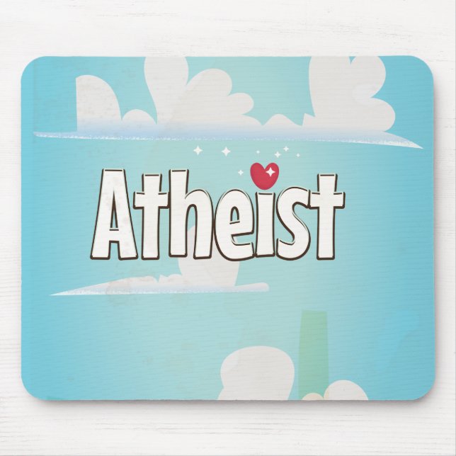 Liebe es, Atheist zu sein Mousepad (Vorne)