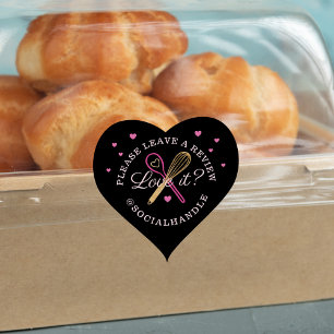 Liebe es? Eine Überprüfung Bäckerei Whisk & Spoon Herz-Aufkleber