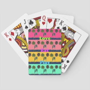 Liebe Essen Spiel Kunst Druck Spielkarten