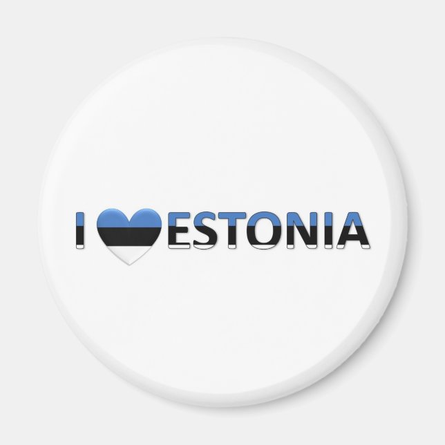 Liebe Estonia Magnet (Vorne)