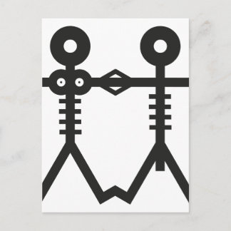 Liebe Eternal Skeletons Icon 2007 Art Postkarte