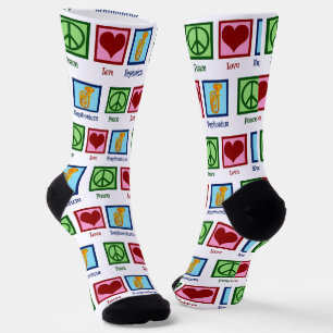 Liebe Euphonium Weihnachten Socken