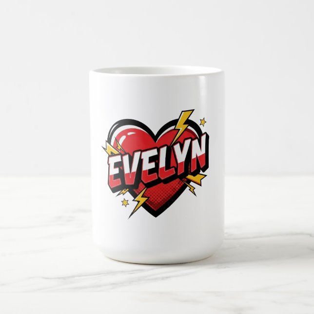 Liebe Evelyn Kaffeetasse (Mittel)