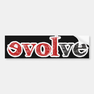 Liebe Evolve Autoaufkleber