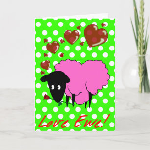 Liebe Ewe! Karte