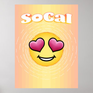Liebe Eyes Emoji SoCal Poster