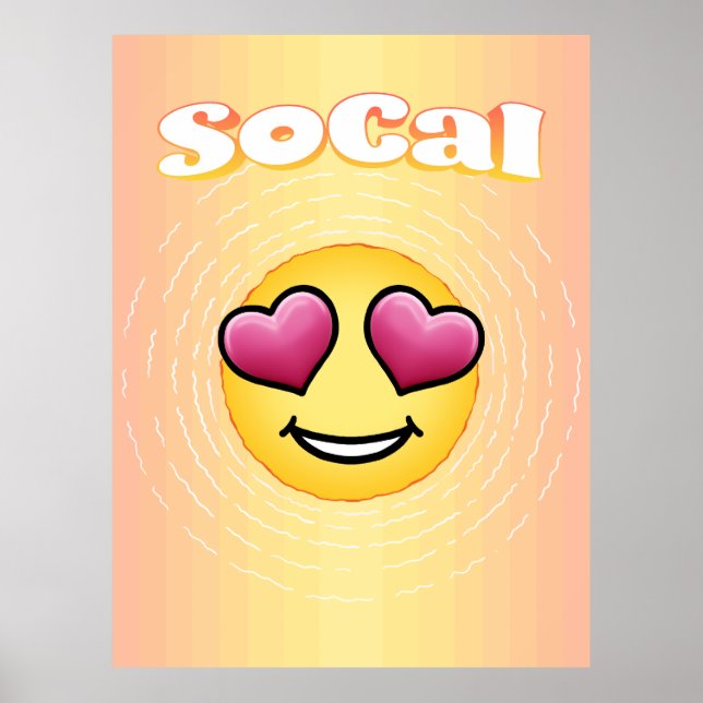 Liebe Eyes Emoji SoCal Poster (Vorne)