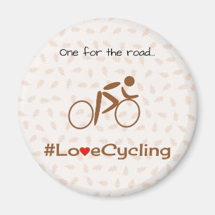Liebe Fahrradfahren personalisierte Beschriftung b Magnet