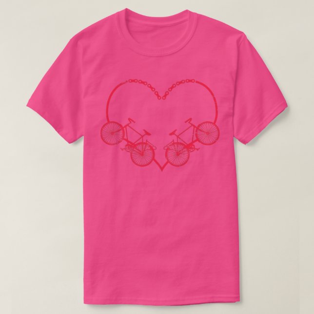 Liebe Fahrradfahren T-Shirt (Design vorne)