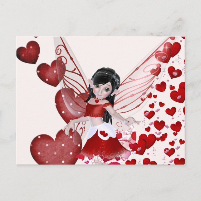 Liebe Fairy Postcard Postkarte (Vorderseite)