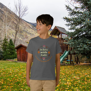 Liebe Fall Erntedank Familiennamen anpassen T-Shirt