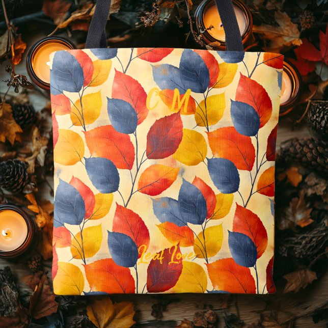 Liebe Fall Tasche mit gemütlicher Herbstecke (Von Creator hochgeladen)
