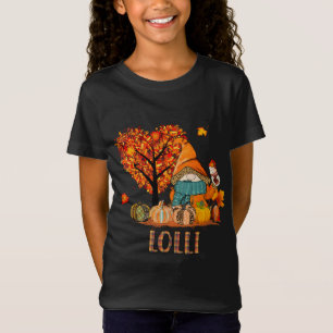 Liebe fallen gnomes Lolli halloween Kürbis Großma T-Shirt
