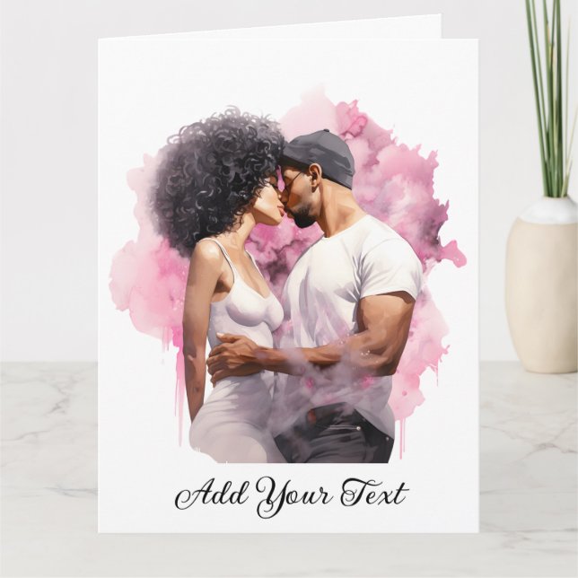 Liebe - Faltkarte Karte (Vorderseite)