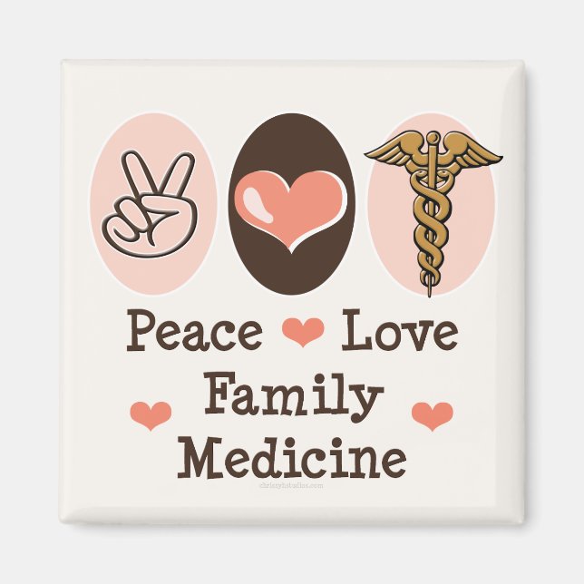 Liebe Familienmedizin Magnet (Vorne)