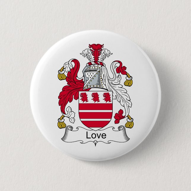 Liebe-Familienwappen Button (Vorderseite)