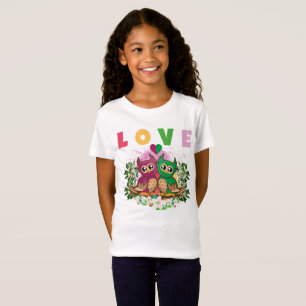 LIEBE FARBFARBENE, SEHR NIEDLICHE, ADORABLE OWLS T-Shirt