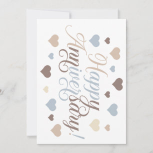 Liebe feiern: Herzlichen Glückwunsch zum Hochzeits Einladung