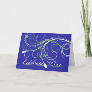 Liebe feiern, Jubiläumswünsche, Elegant Karte