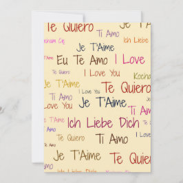 Liebe Feiertagskarte