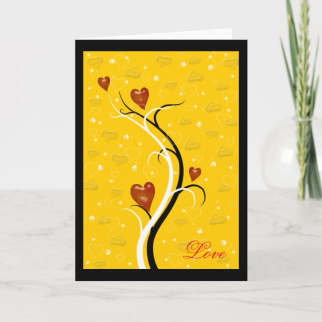 Liebe Feiertagskarte (Vorderseite)