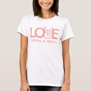 Liebe-Felsen u. Rolle T-Shirt