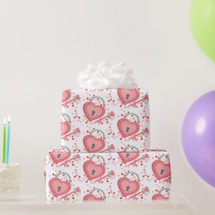 Liebe-Feststelltaste Geschenkpapier