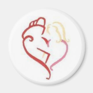 Liebe Feuer Magnet