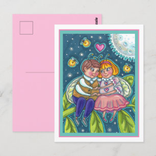 LIEBE, FEUERN & FULL MOON, SCHWEIZER POSTKARTE