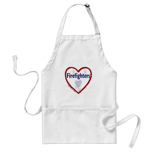 Liebe: Feuerwehrleute - Schürze (Vorne)
