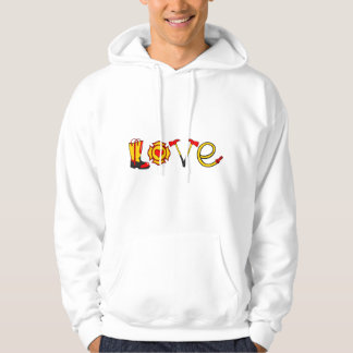 Liebe Feuerwehrmann Feuerwehrmann Feuerrettung Feu Hoodie
