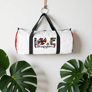 Liebe Feuerwehrmann Malteser Axt Hydrant Duffle Bag