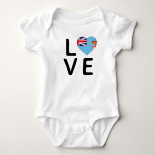 Liebe - Fidschi-Flagge Baby Strampler