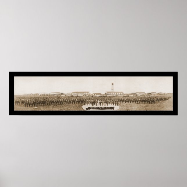 Liebe Field Aviation TX Foto 1918 Poster (Vorne)