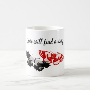 Liebe findet Weg Kaffeetasse