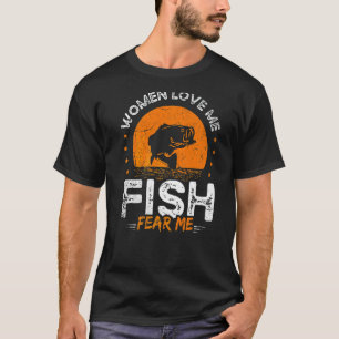 Liebe Fische Angst vor einem Fischer T-Shirt