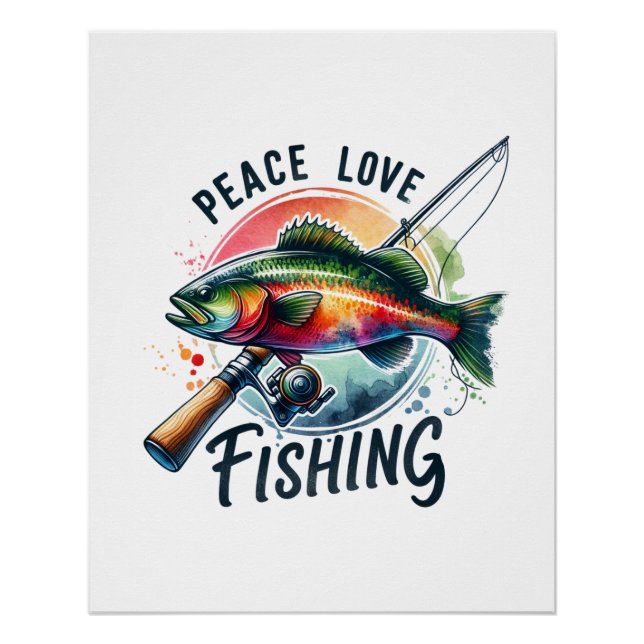 Liebe Fischfang Poster (Vorderseite)