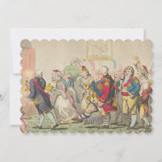 Liebe - flache Einladung 12,7 cm x 17,8 cm