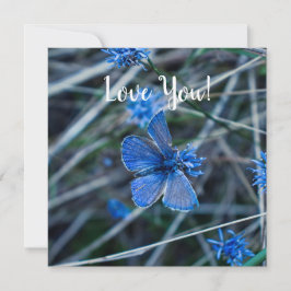 Liebe-Flachgrüßkarte Karte