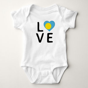 Liebe - Flagge Palau Baby Strampler