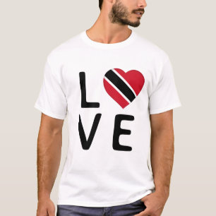 Liebe - Flagge Trinidad und Tobago T-Shirt