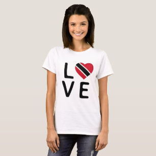Liebe - Flagge Trinidad und Tobago T-Shirt